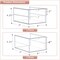Sorbus 3 Drawers Acrylic Organizer for Makeup, Organization and Storage, Art Supplies, Jewelry, Stationary - 4 Pcs Clear Stackable Storage Drawers
